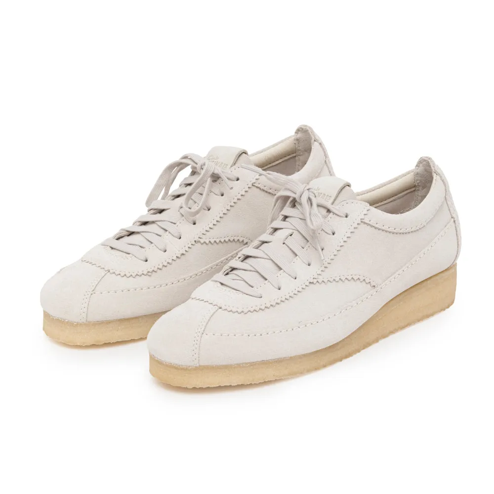 Scarpa Sneaker Wallabee Tor In Suede Bianco