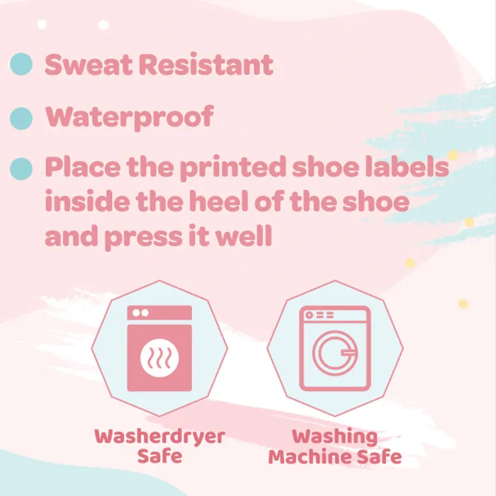 Shoe Labels Pack - Superhero-  12 Pairs