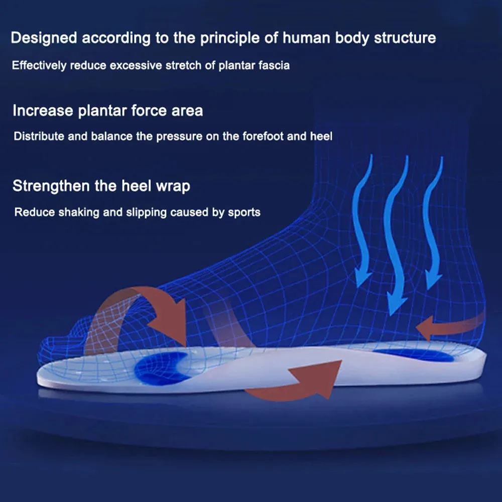 Silicon Orthopedic insoles for Shoes