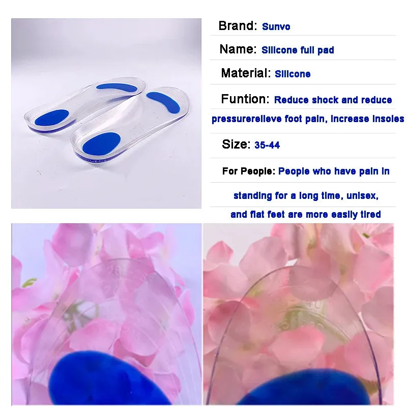 Silicon Orthopedic insoles for Shoes