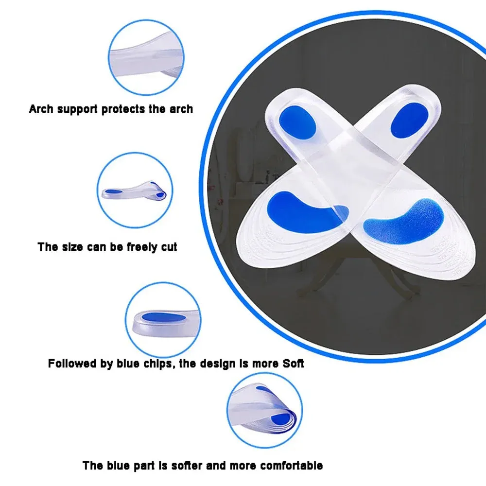 Silicon Orthopedic insoles for Shoes