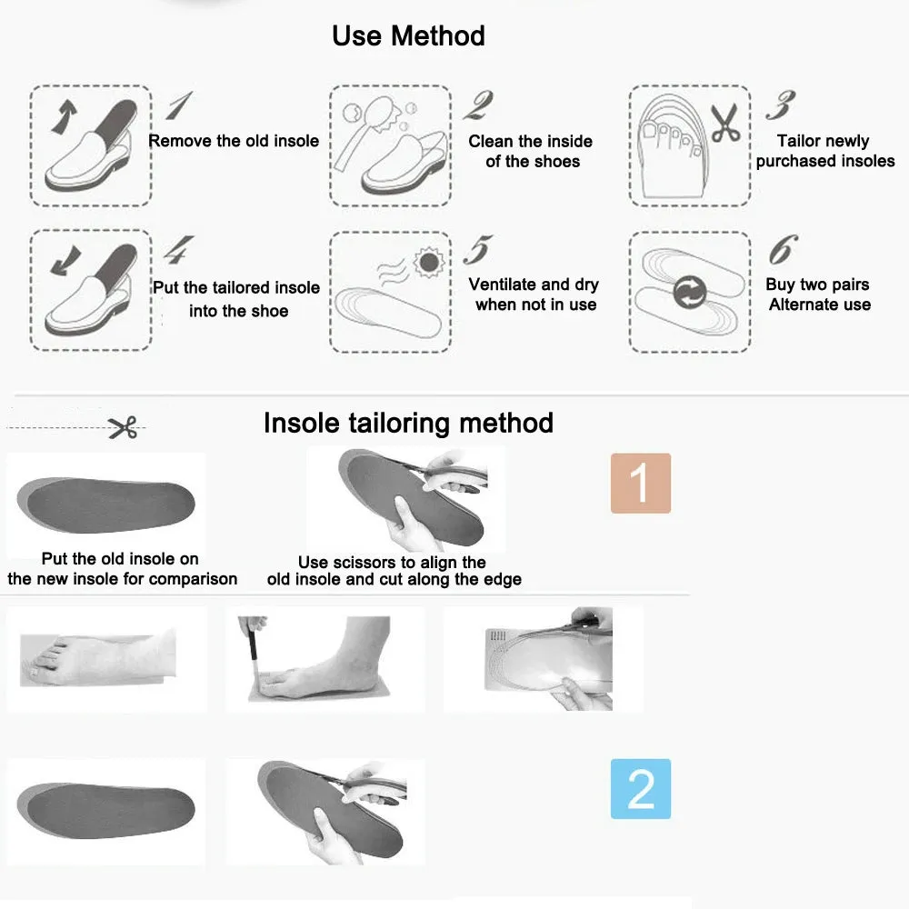 Silicon Orthopedic insoles for Shoes