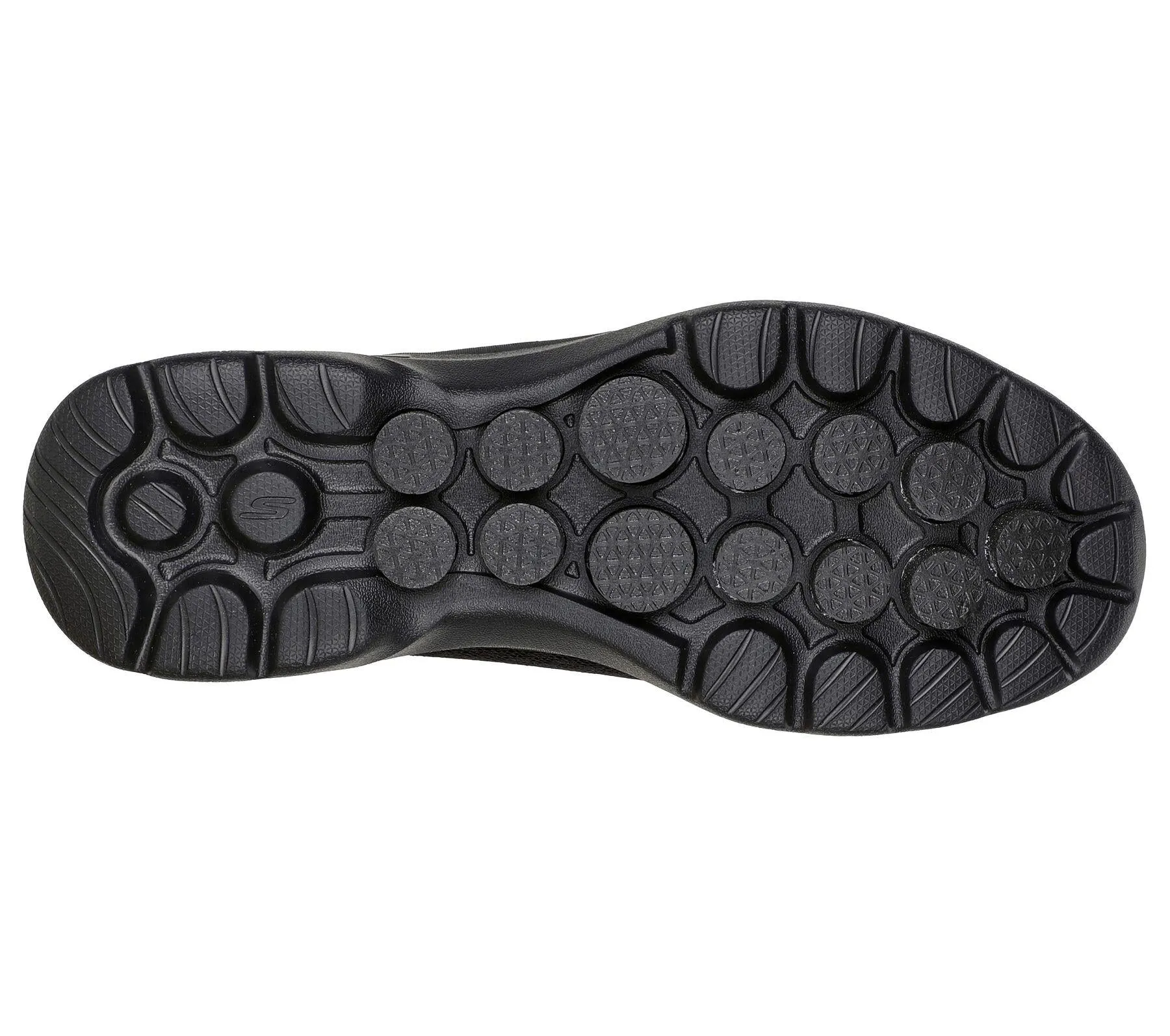 Skechers (GAR124508W) Slip On Ladies Go Walk 6 Big Splash Shoes in UK 4 to 8
