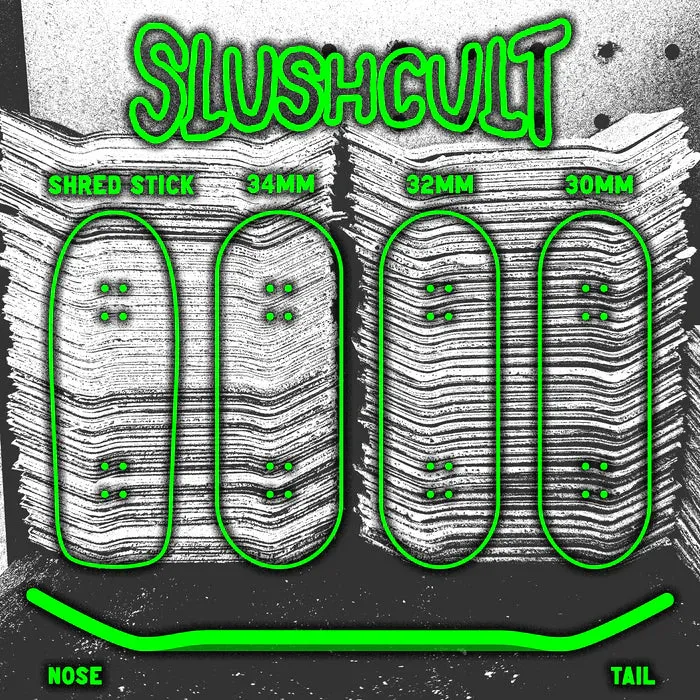 Slushcult Pro "Half Slap" Blue Popsicle 34mm