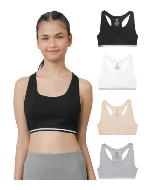 Sports Bra - Multicolor (Pack of 4)