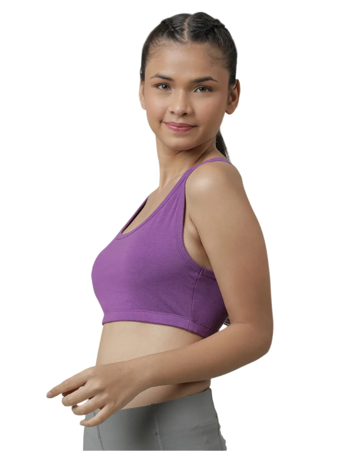 Sports Bra -Solid Colour & Horse All over Print combo of 3