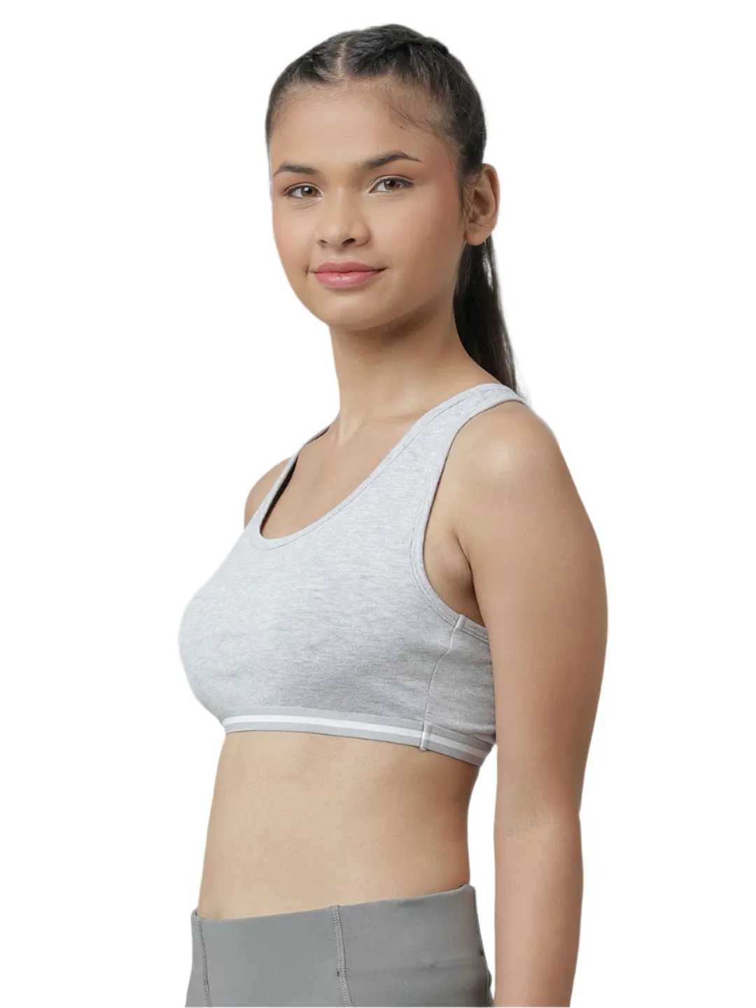 Sports Bra - White & Grey (Pack of 2)