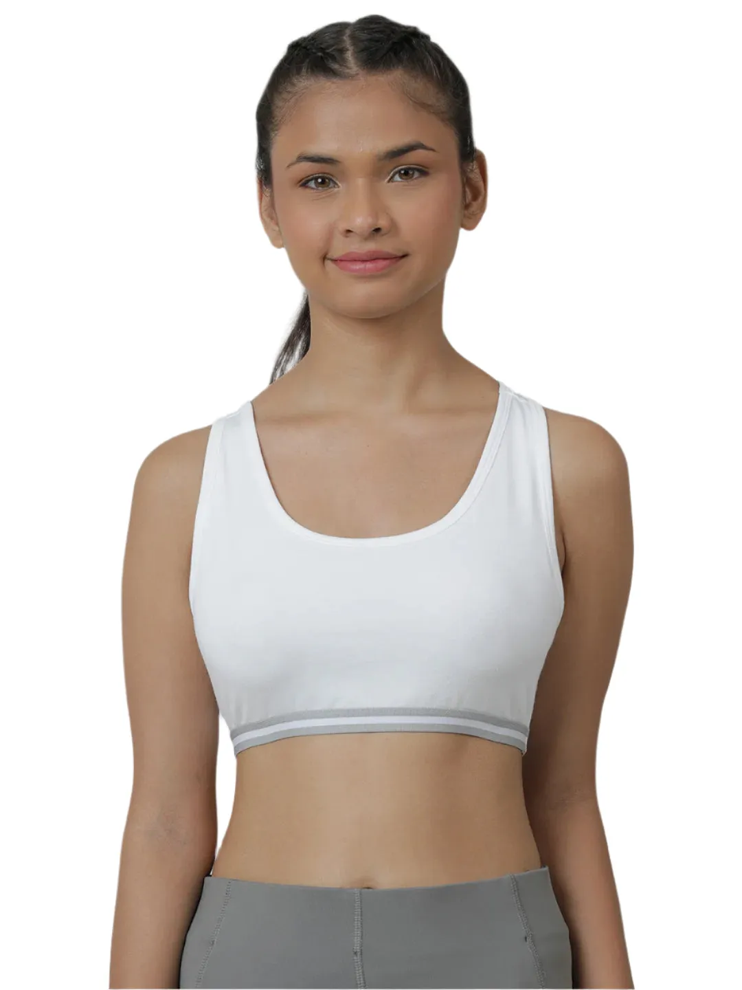 Sports Bra - White & Grey (Pack of 2)