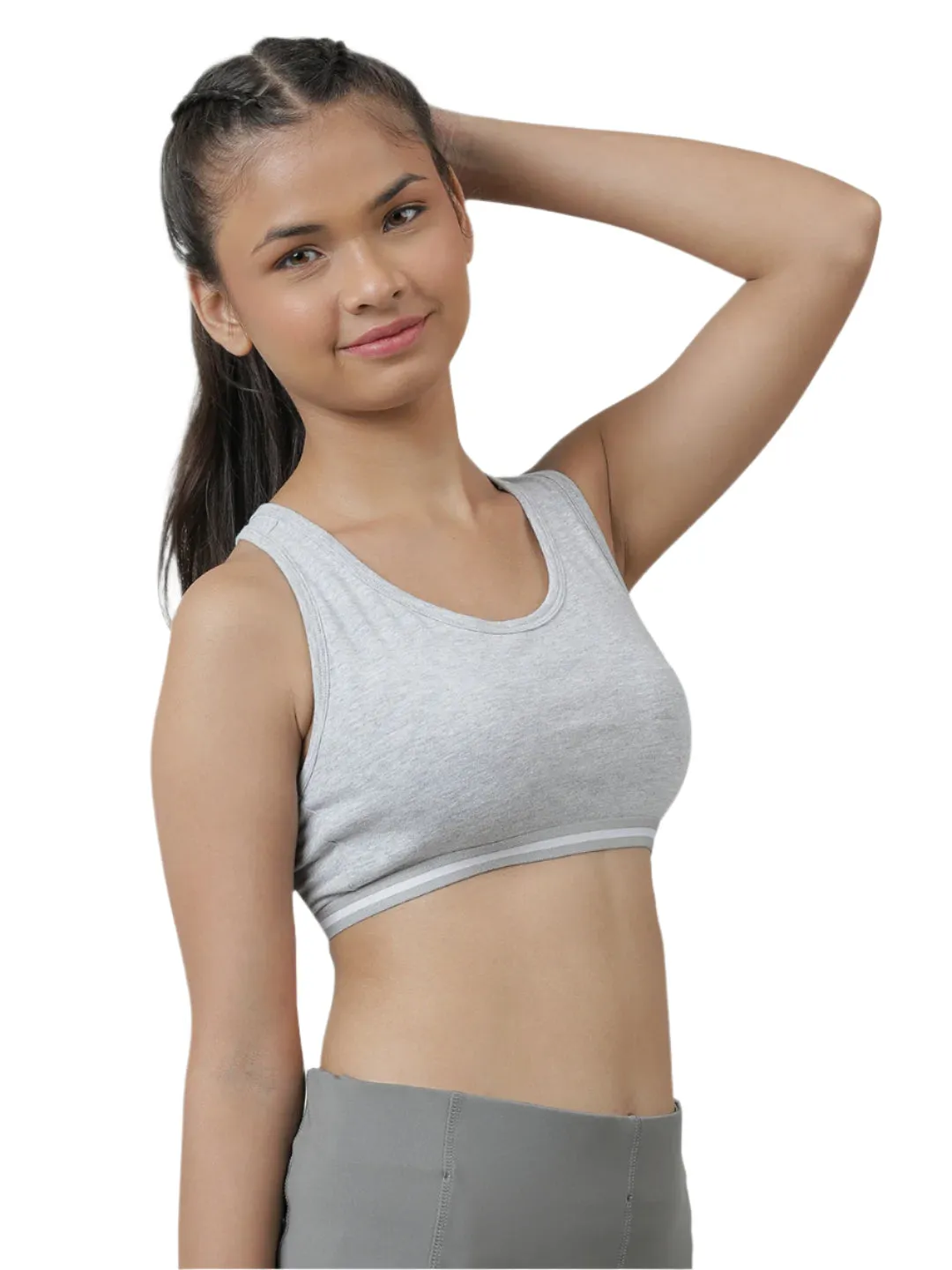 Sports Bra - White & Grey (Pack of 2)