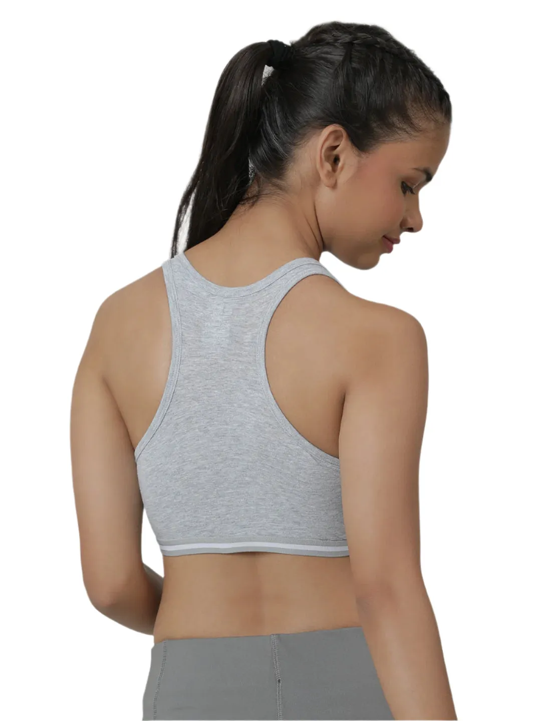 Sports Bra - White & Grey (Pack of 2)