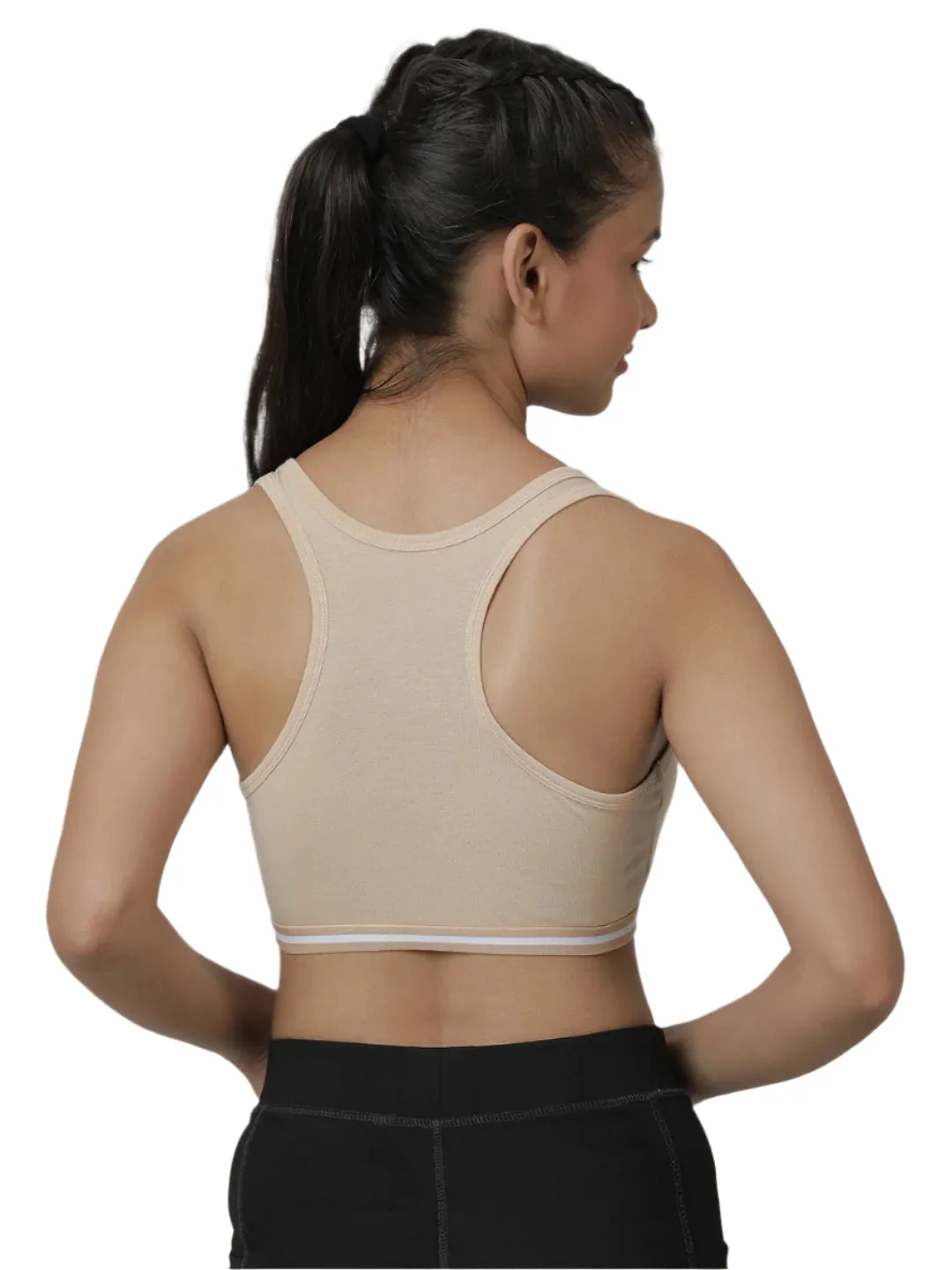 Sports Bra - White & Nude (Pack of 2)