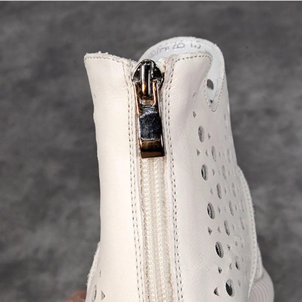 Spring Summer Hollow Retro Boots | Gif Shoes