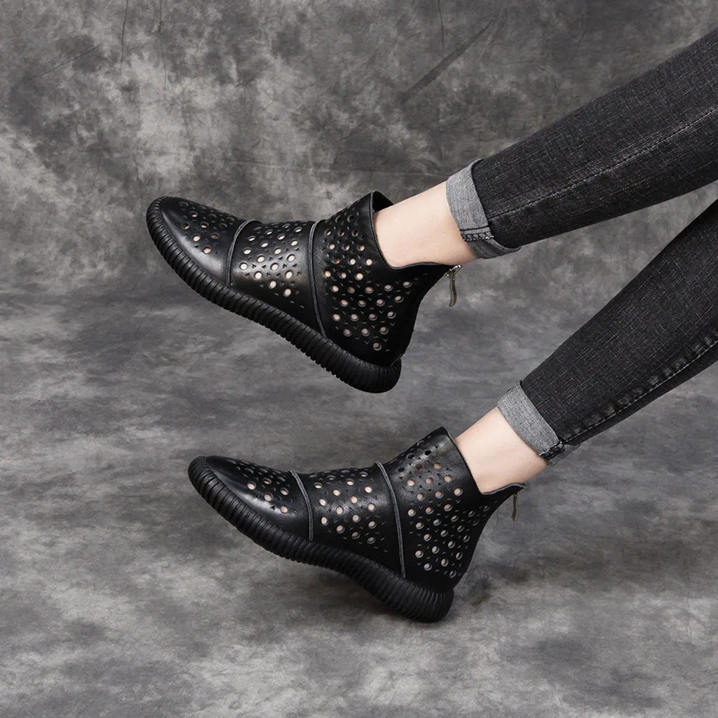 Spring Summer Hollow Retro Boots | Gif Shoes