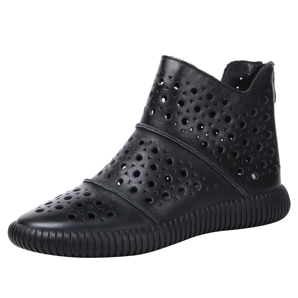 Spring Summer Hollow Retro Boots | Gif Shoes