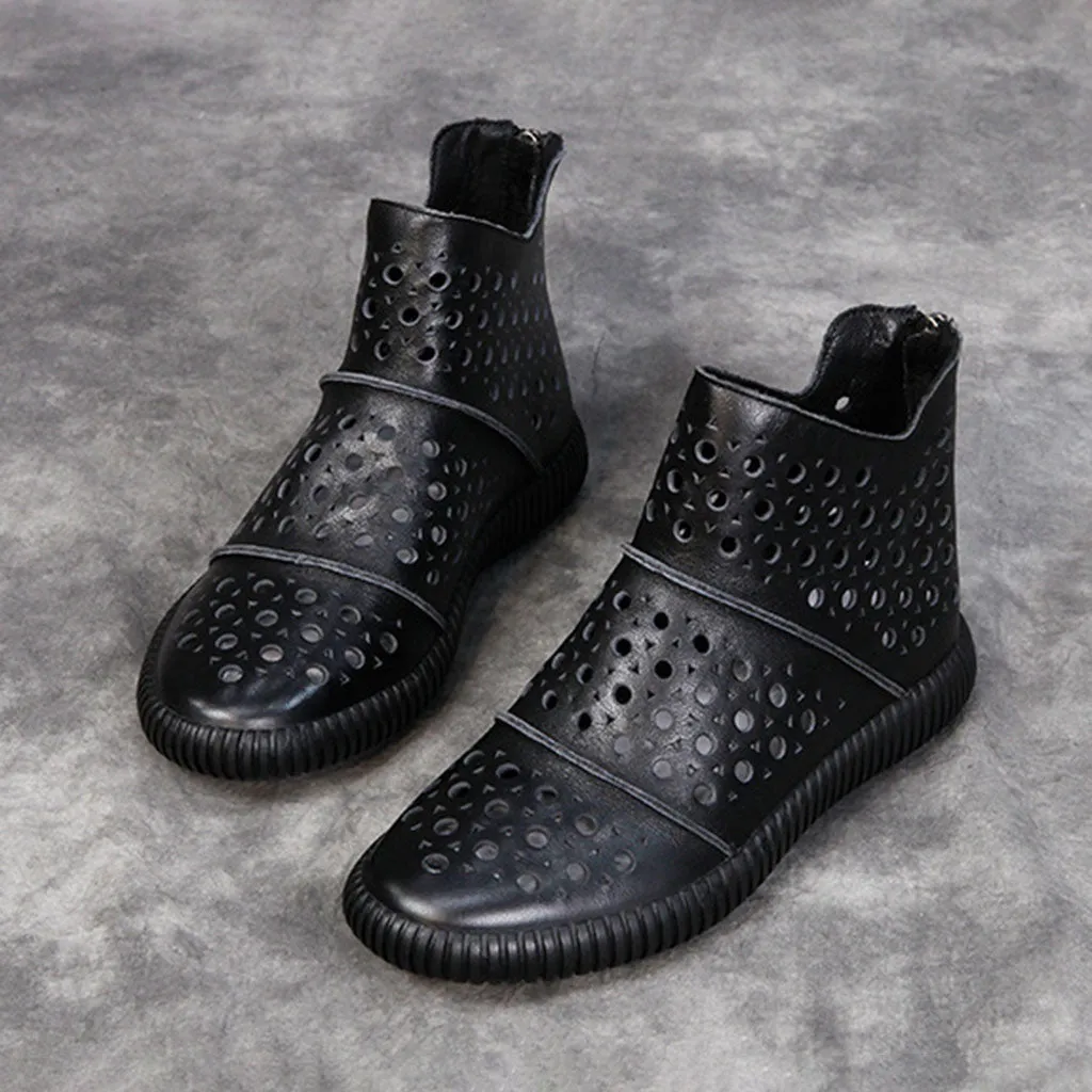 Spring Summer Hollow Retro Boots | Gif Shoes