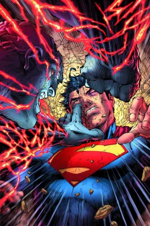 SUPERMAN UNCHAINED #4 75TH ANNIV VAR ED VILLAIN CVR