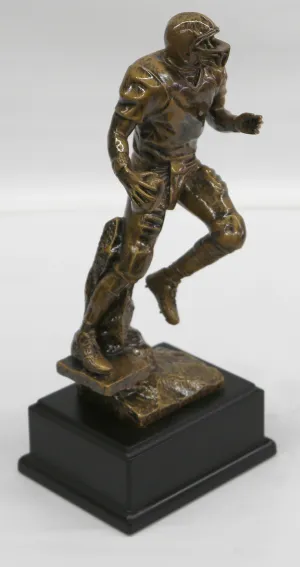 Traditional Male Man Boy Football Player In Action Polystone Sculpture,Figure