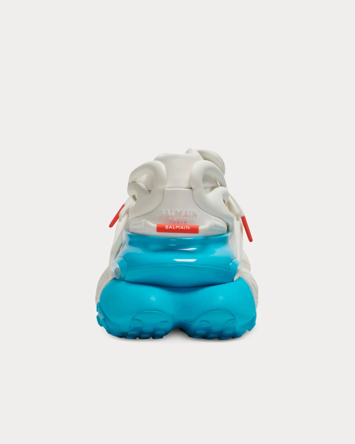 Unicorn Neoprene & Leather Blue / White Low Top Sneakers