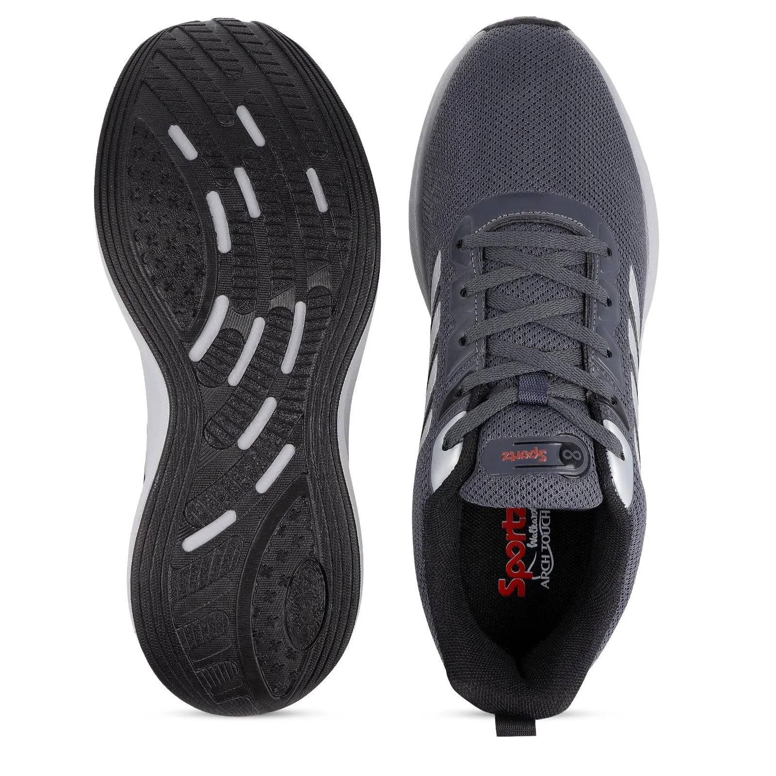 URBAN KING Men's Lace-up Sports Shoe - WS9593 Grey