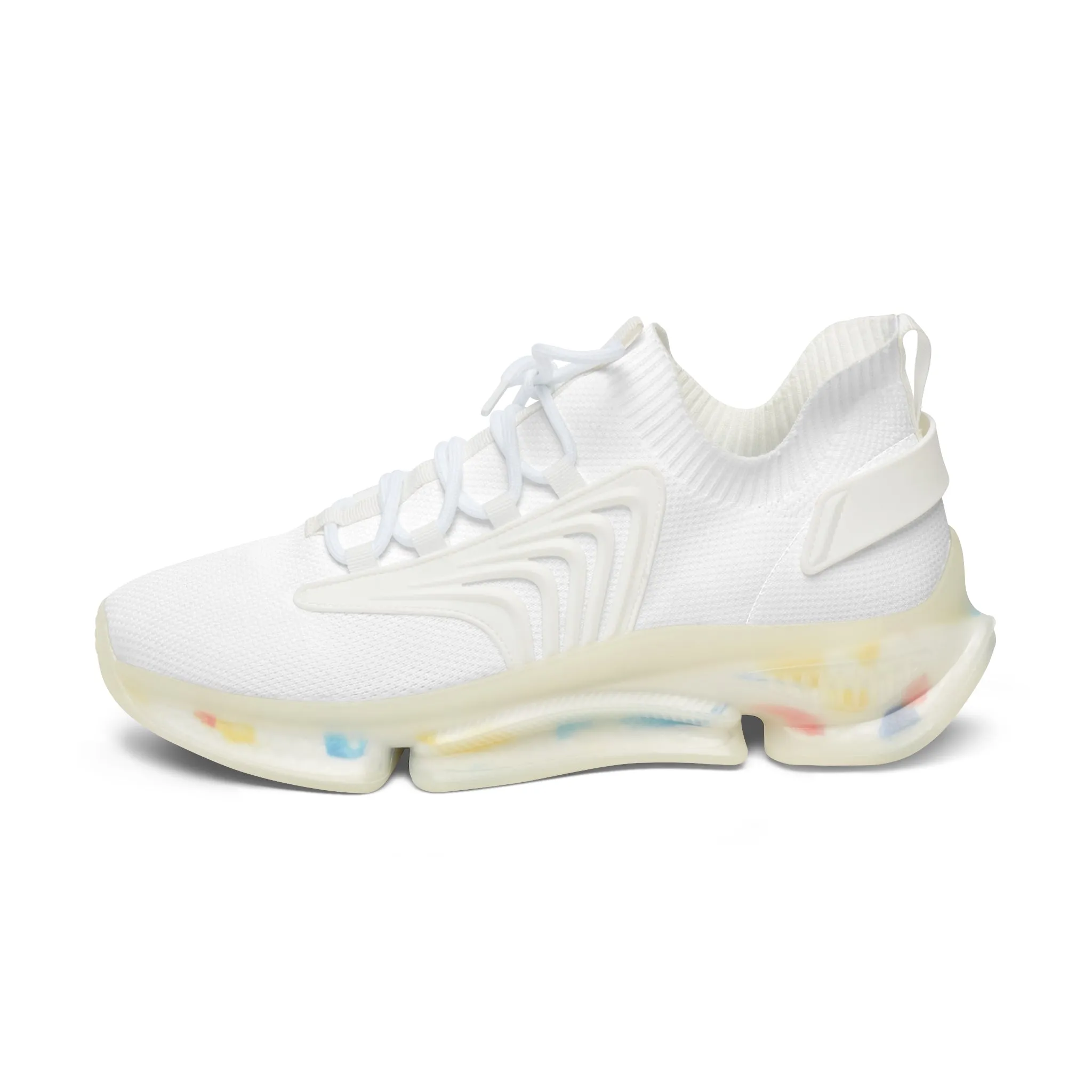 White Women's Mesh Sneakers