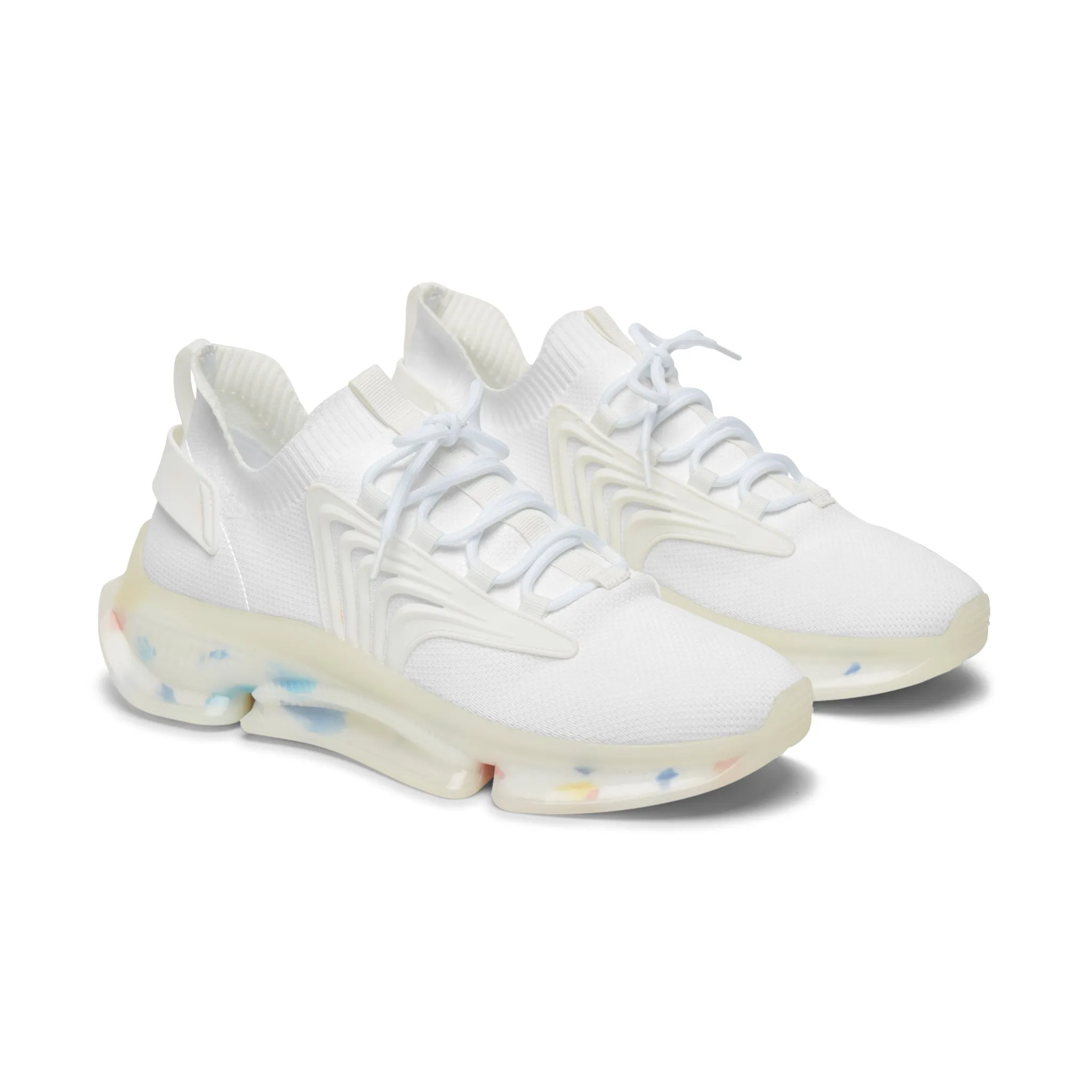White Women's Mesh Sneakers