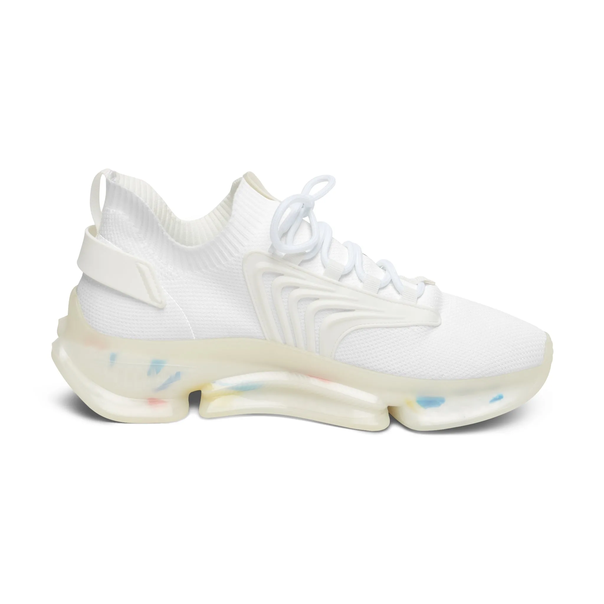 White Women's Mesh Sneakers