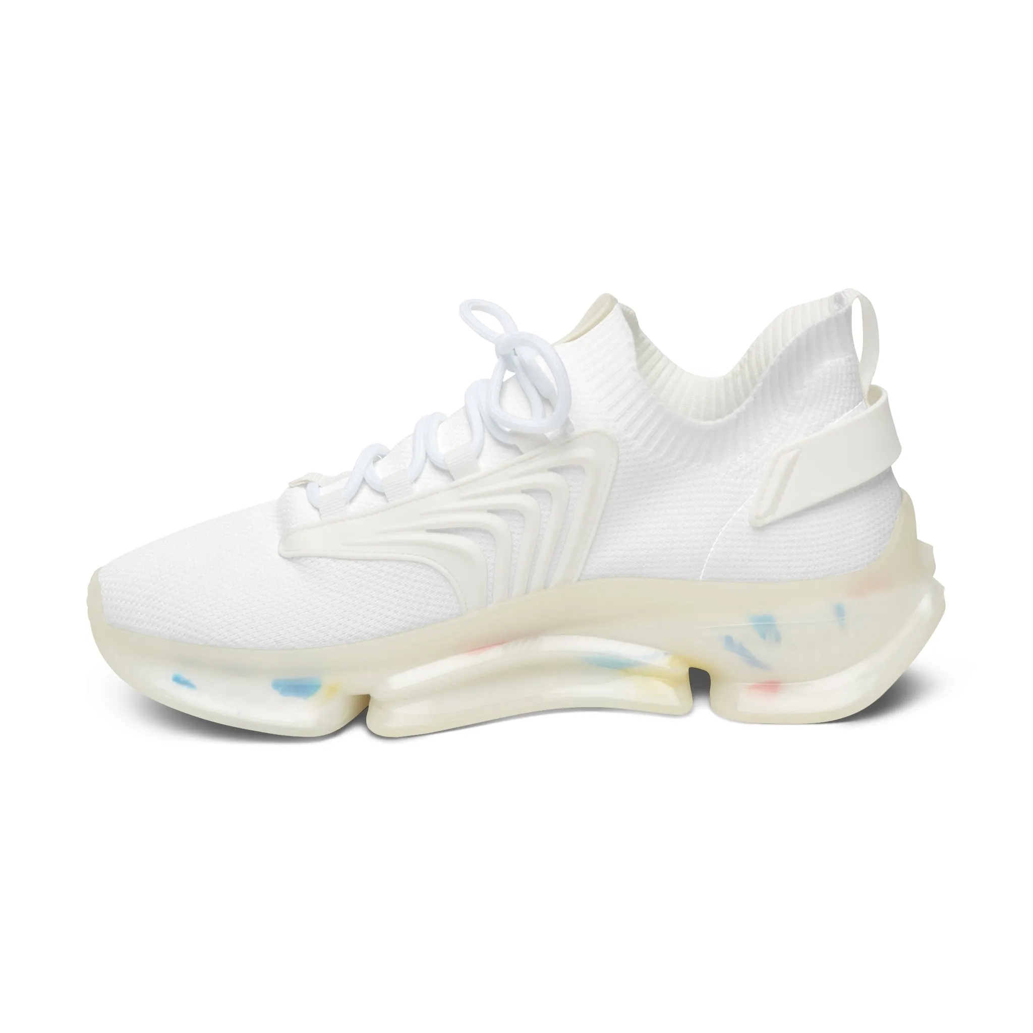White Women's Mesh Sneakers