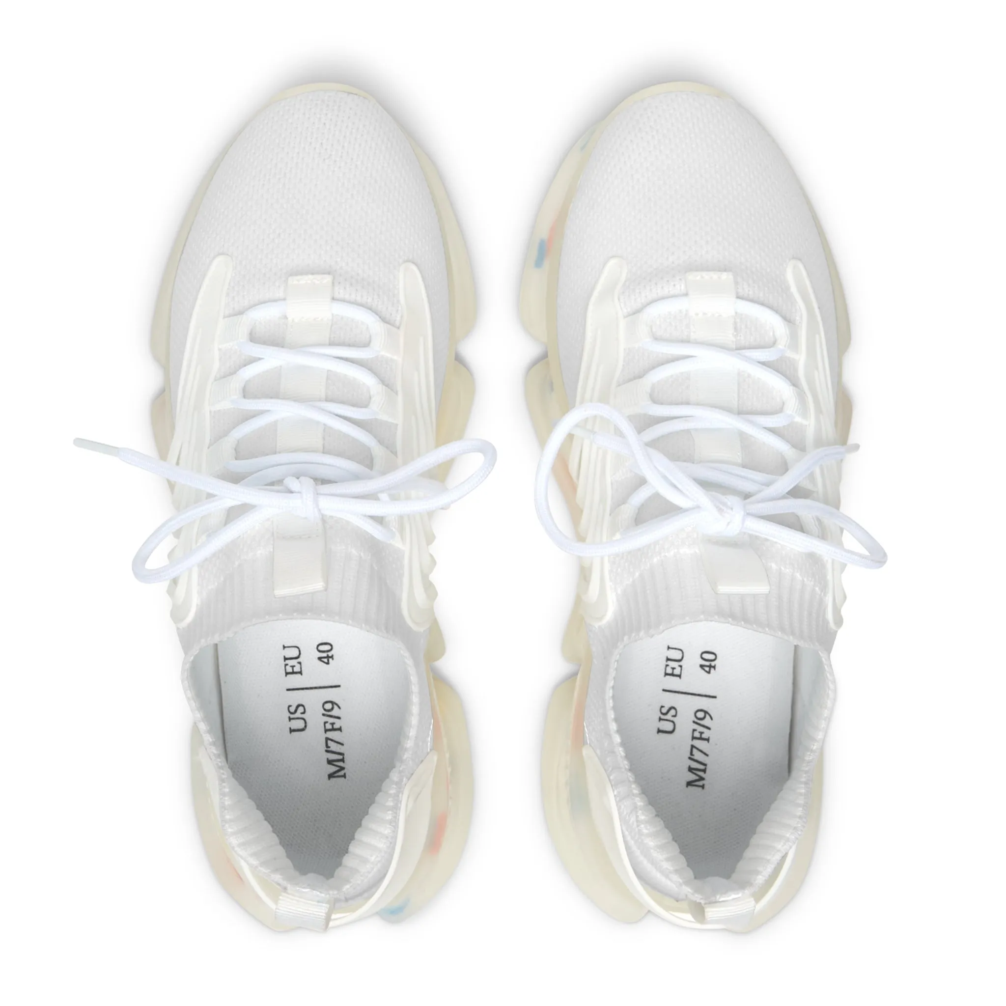 White Women's Mesh Sneakers