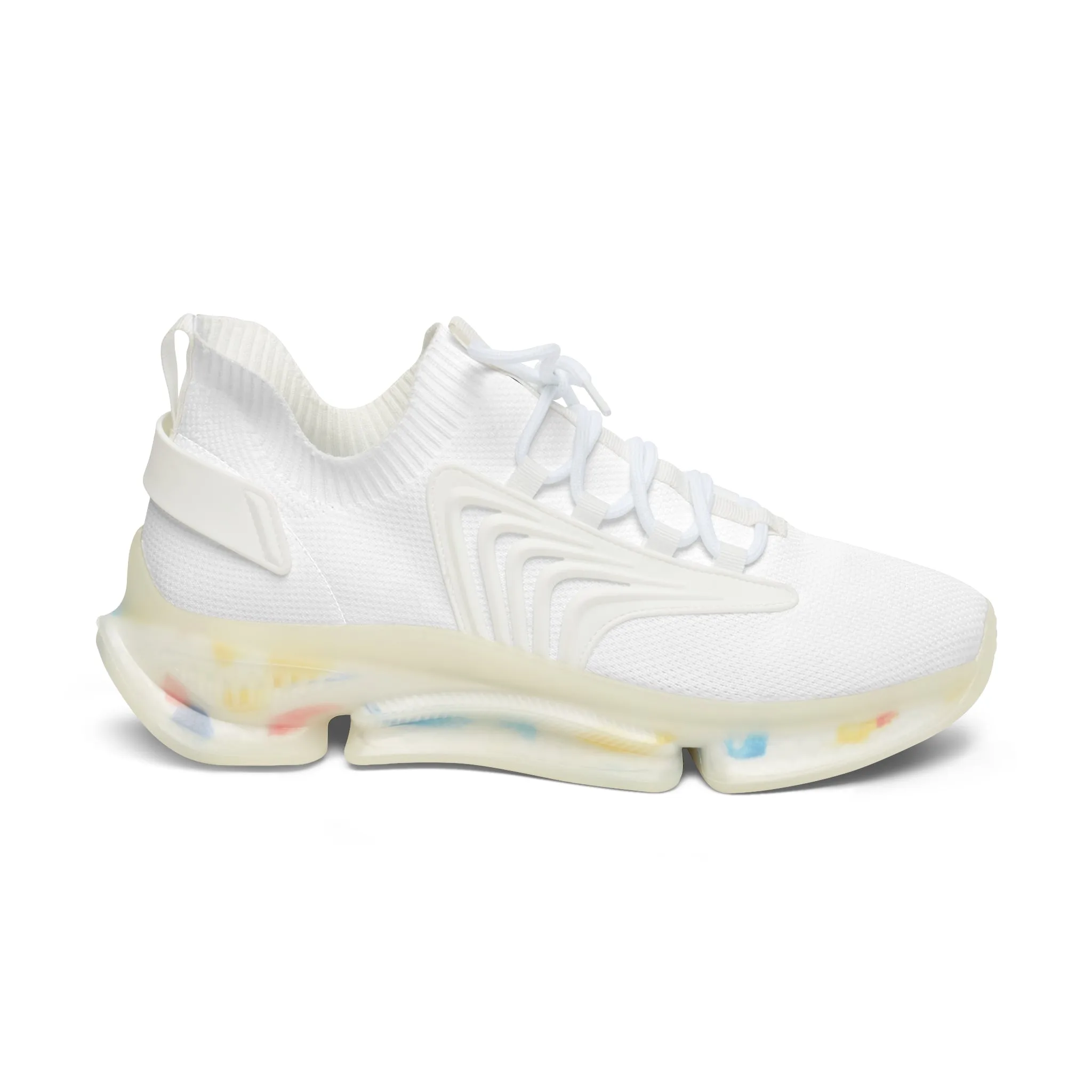 White Women's Mesh Sneakers