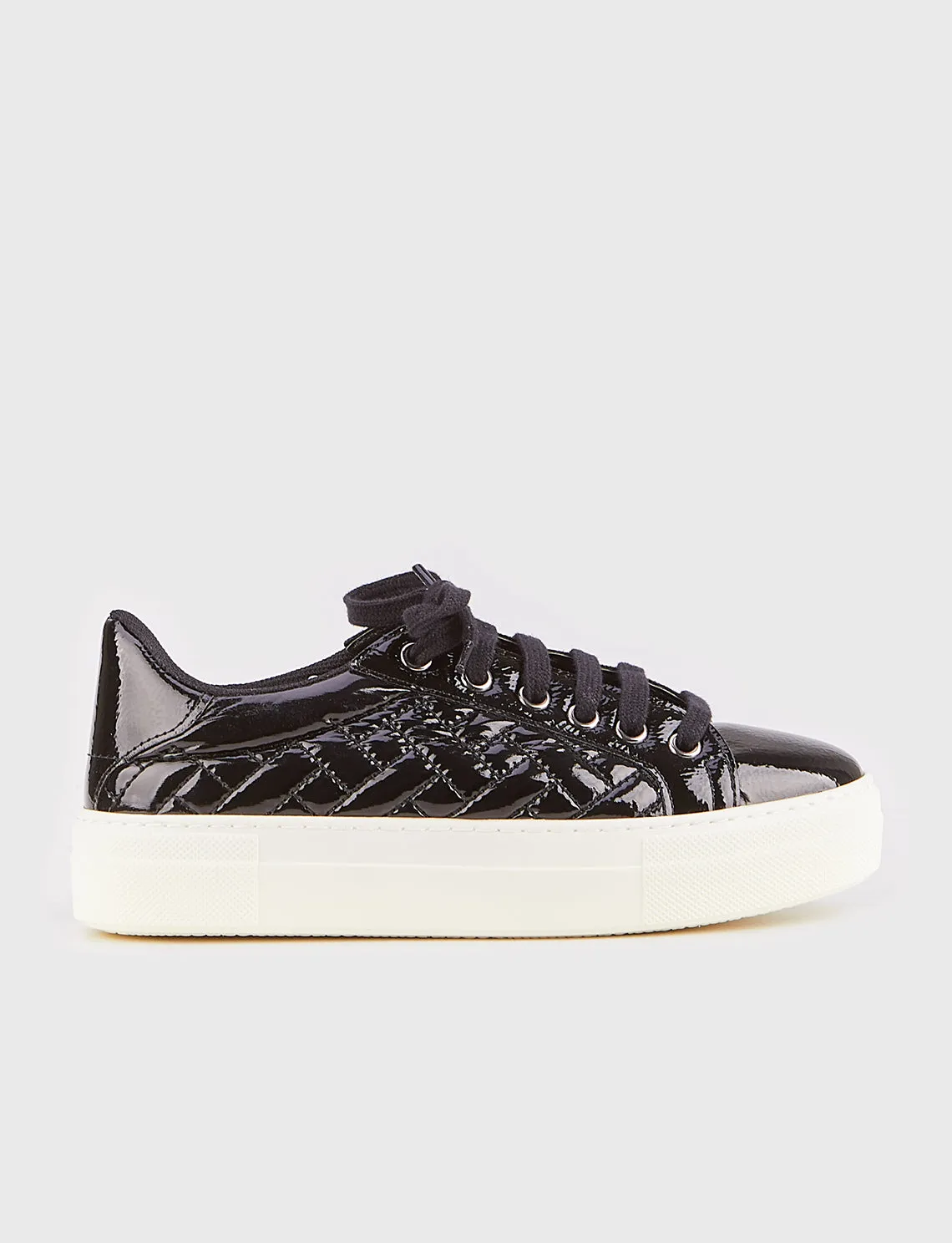Women Black Low Top Sneakers