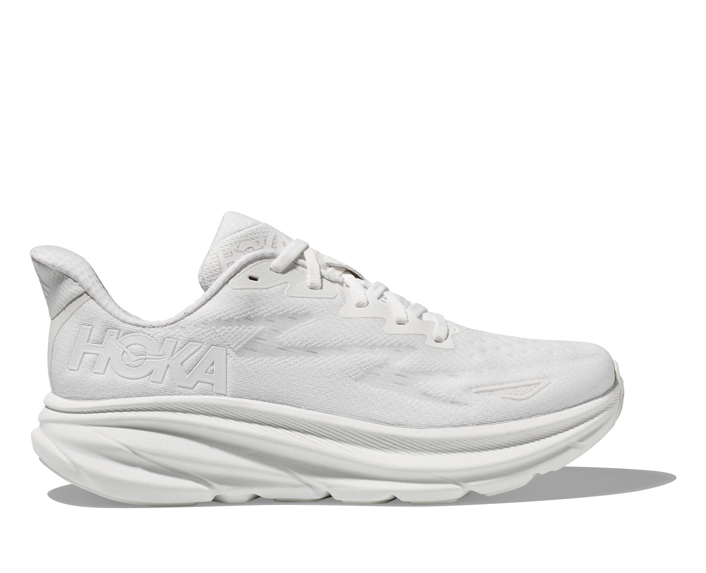 WOMEN'S CLIFTON 9 - B - WWH WHITE/WHITE