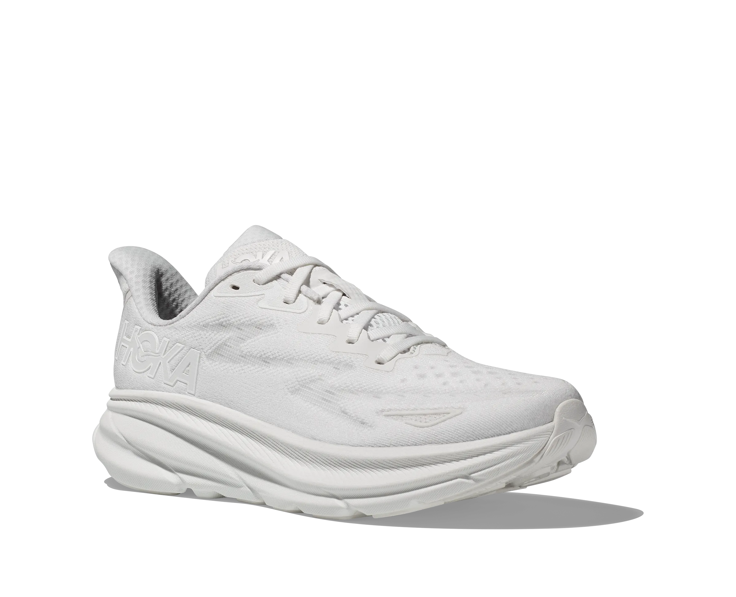 WOMEN'S CLIFTON 9 - B - WWH WHITE/WHITE