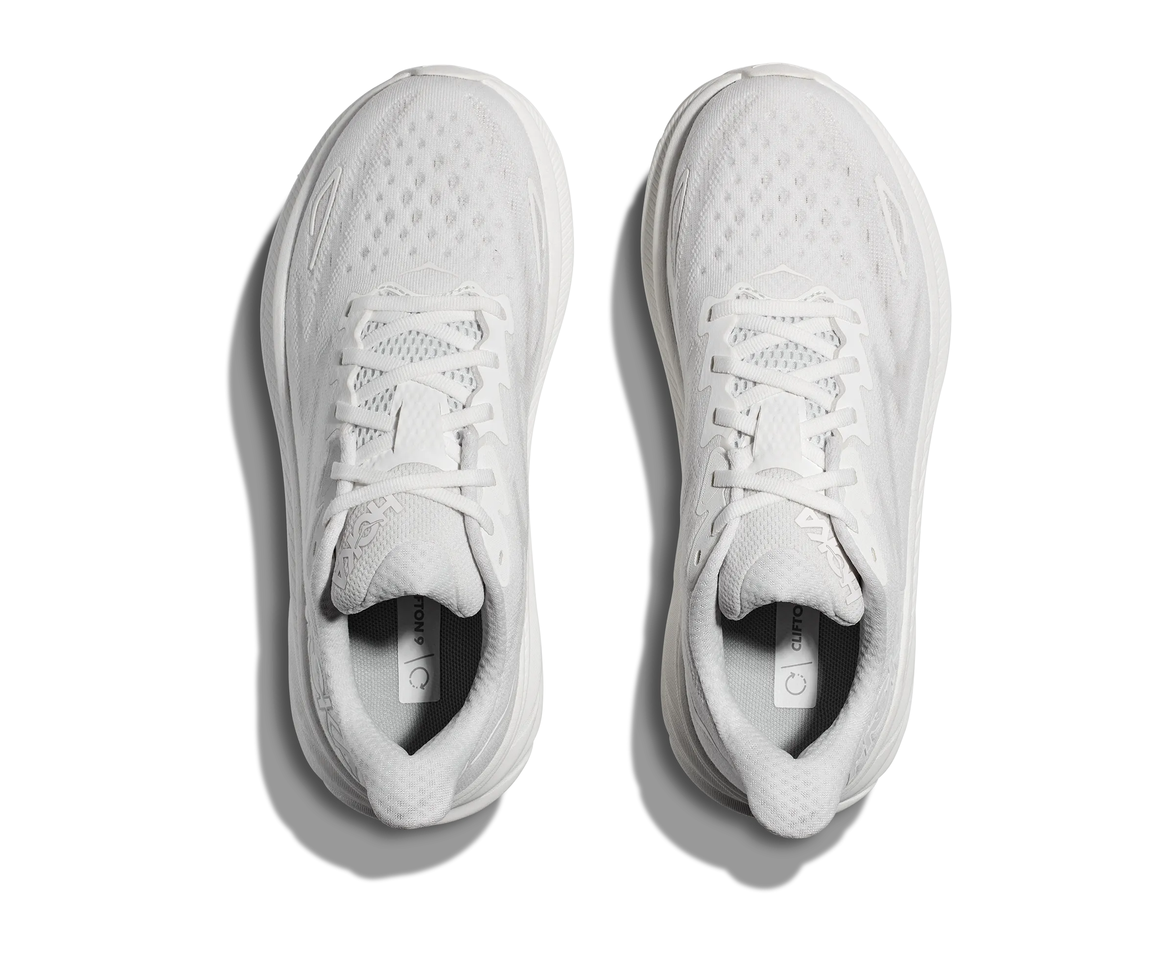 WOMEN'S CLIFTON 9 - B - WWH WHITE/WHITE