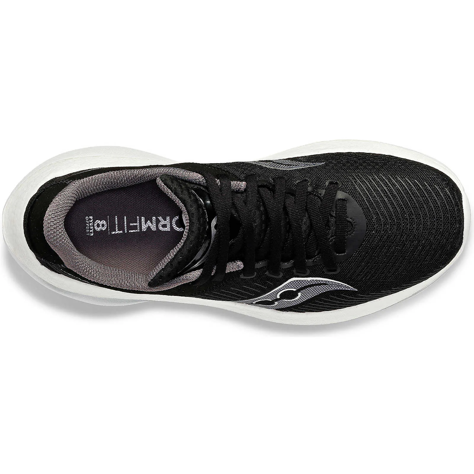 WOMEN'S KINVARA PRO - B - 10 BLACK/WHITE - size 6.5