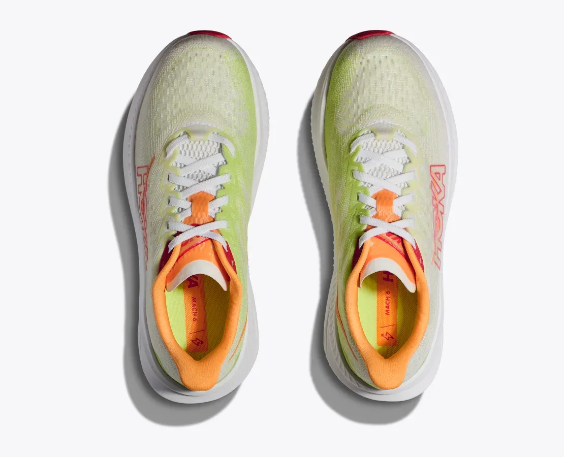 WOMEN'S MACH 6 - B - WTLT WHITE/LETTUCE