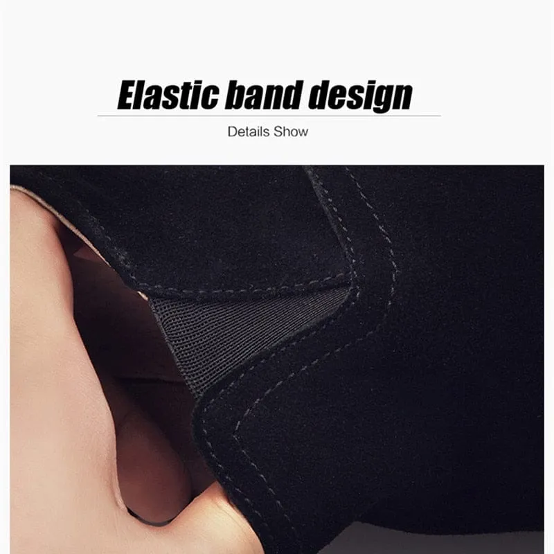 Women's shoes suede leather casual shoes